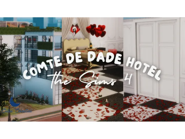 Maxis Match COMTE DE DADE HOTEL by simsfinds - The Sims 4 Custom Content