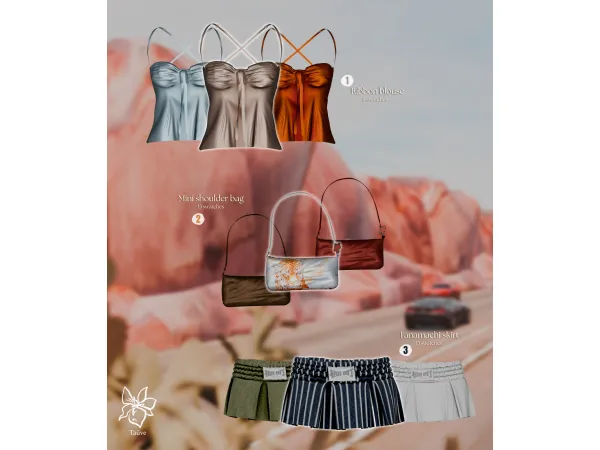 Alpha LIKE TAYLA CLOTHING SET by Taüve - The Sims 4 Custom Content