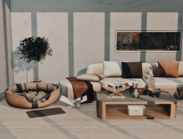 Alpha sandstone clutter addons by simsfinds - The Sims 4 Custom Content