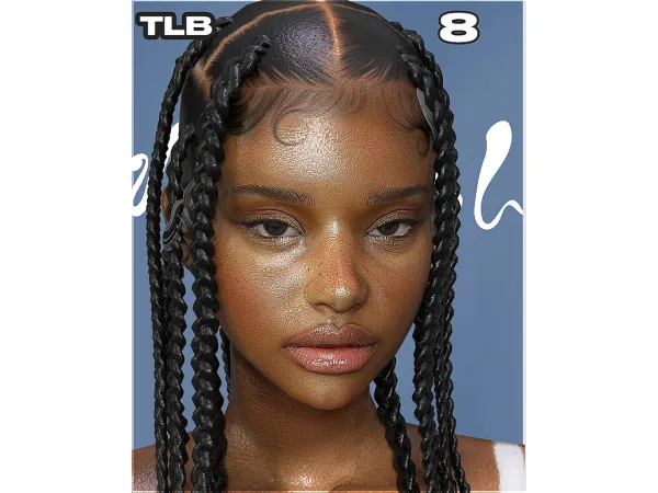 Alpha THE LOOKBOOK MODEL 8 by SKINCCREATOR - The Sims 4 Custom Content