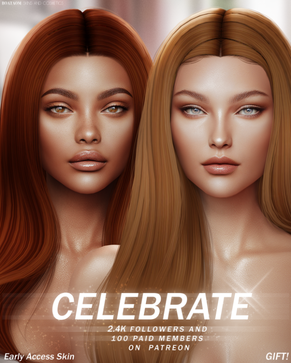 Alpha NICOLE FACE MASKS AND SKIN OVERLAY GIFT by simsfinds - The Sims 4 Custom Content
