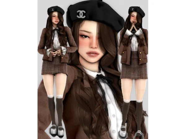 Alpha September Sim by DeepMoon - The Sims 4 Custom Content