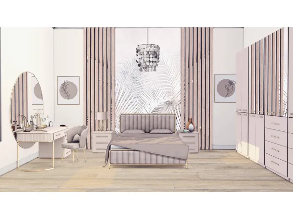 Alpha Deluxe Bedroom by modcollective - The Sims 4 Custom Content