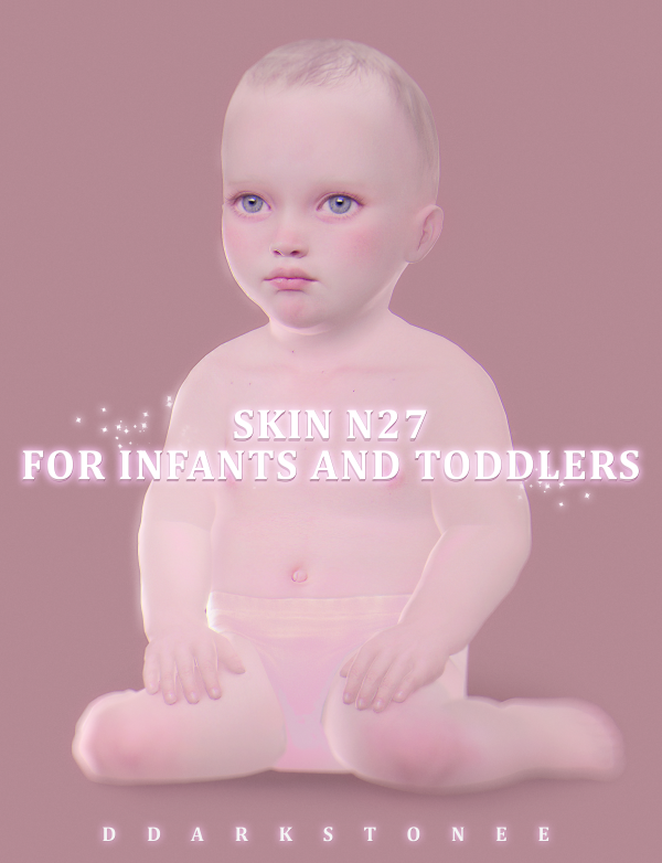 Alpha SKIN N27 FOR INFANTS AND TODDLERS by simsfinds - The Sims 4 Custom Content
