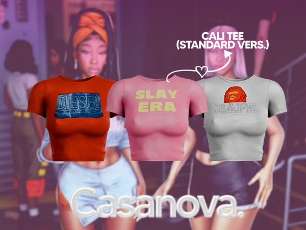 Alpha Casanova Cali Tee Standard Version by decayed - The Sims 4 Custom Content