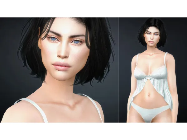 Alpha Audrey Skin Light by Remussirion - The Sims 4 Custom Content