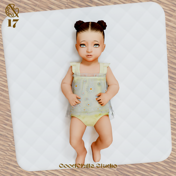 Maxis Match Maxis Match GCS July's 2024 INFANT by goodchillsstudio - The Sims 4 Custom Content
