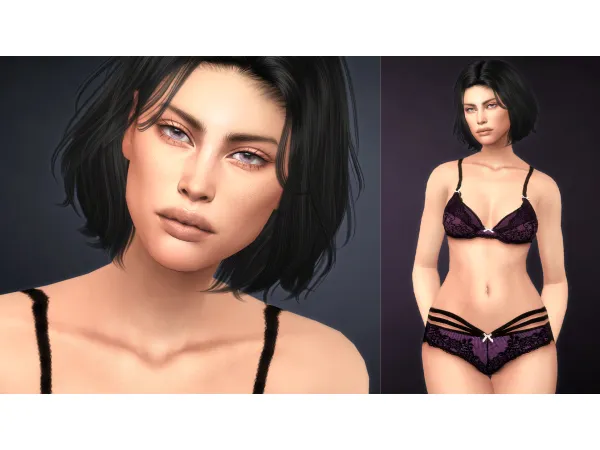 Alpha Audrey Skin Overlay by Remussirion - The Sims 4 Custom Content