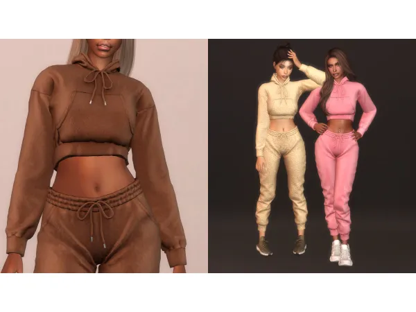 Alpha KARLY Hoodie by ali - The Sims 4 Custom Content