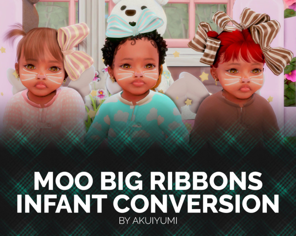 Mix Moo Ribbons by simsfinds - The Sims 4 Custom Content