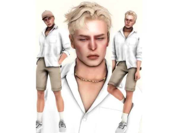 Mix paul adams by deepmoon - The Sims 4 Custom Content