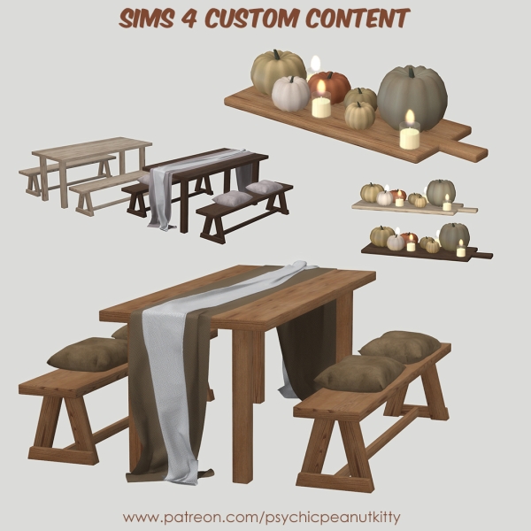 Mix October Outdoor by psychicpeanutkitty - The Sims 4 Custom Content