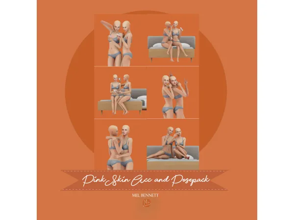 Pink Skin Acc and Posepack