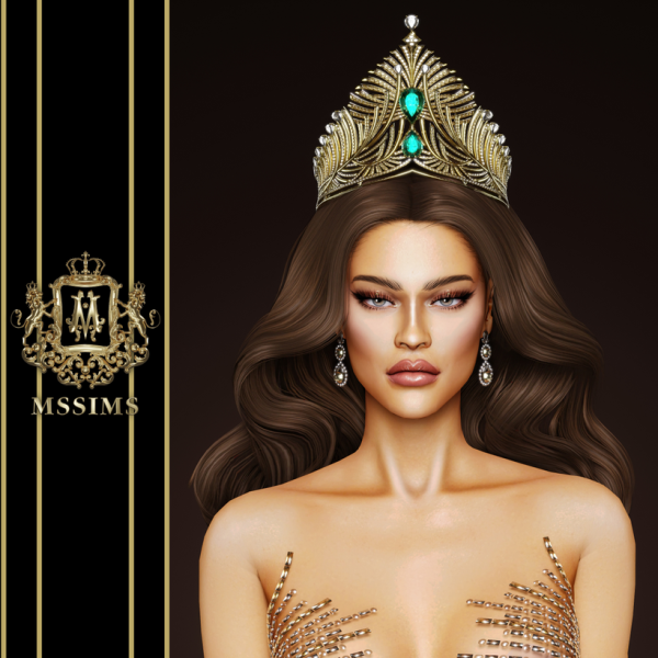Alpha MARIMA CROWN by simsfinds - The Sims 4 Custom Content