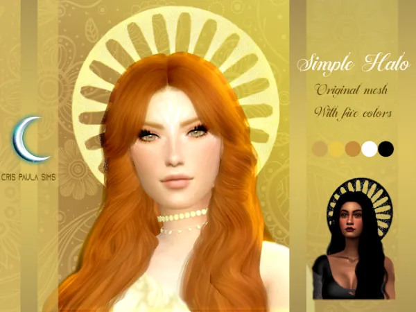 Alpha crispaulasims haloSimple by simsfinds - The Sims 4 Custom Content