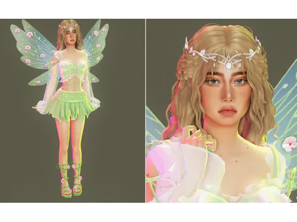 Maxis Match Fairy bride Ophelia by LiMaSims - The Sims 4 Custom Content
