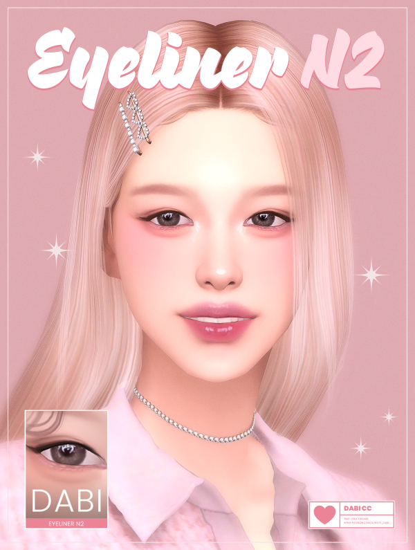 Maxis Match Eyeliner N2 by simsfinds - The Sims 4 Custom Content