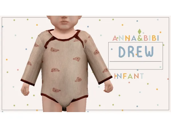 Mix Drew INFANT [AnnaBibi] - The Sims 4 Custom Content