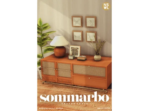 Maxis Match sommarbo CoffeeTable by nostylesimsstudio - The Sims 4 Custom Content