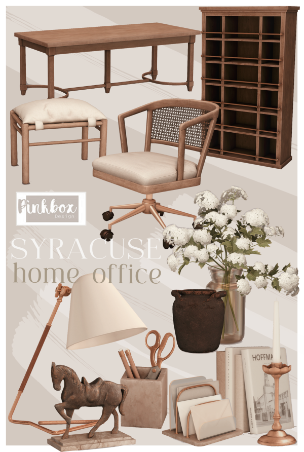 Alpha Syracuse home office by simsfinds - The Sims 4 Custom Content