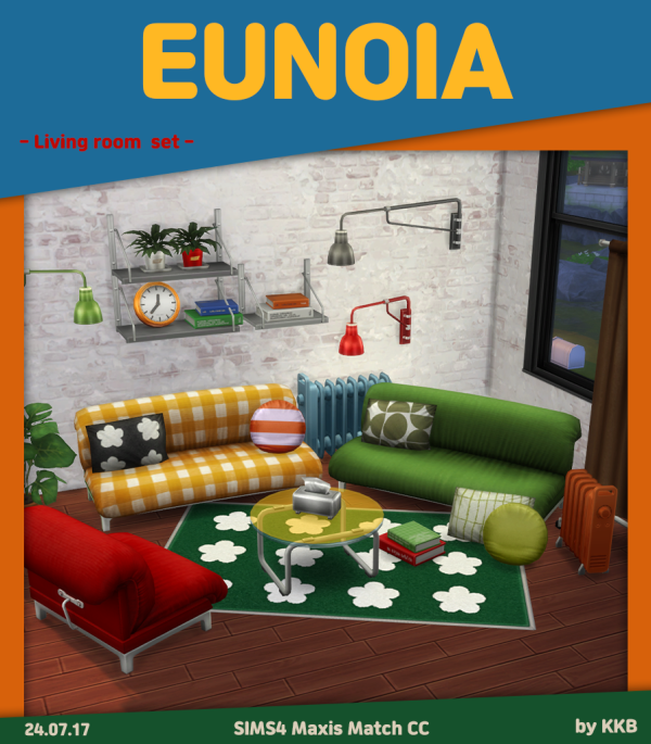 Maxis Match [KKB'sMM]EUNOIA by simsfinds - The Sims 4 Custom Content