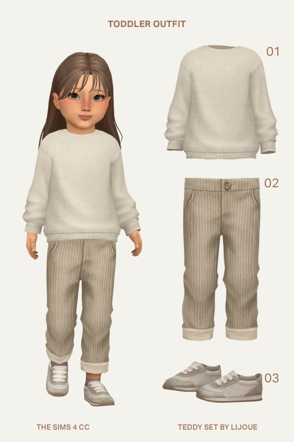 Maxis Match teddy set by simsfinds - The Sims 4 Custom Content