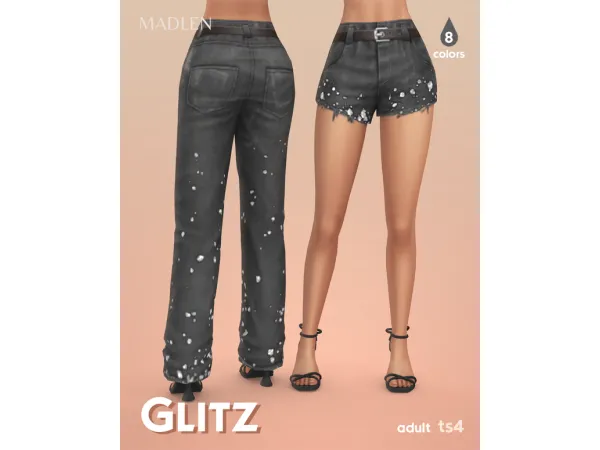 Maxis Match Glitz Set - The Sims 4 Custom Content