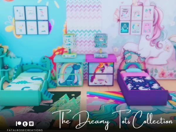 Alpha The Dreamy Tots Collection by fatalrosecreations - The Sims 4 Custom Content