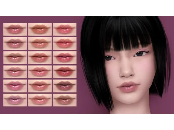 Alpha Cupid Lipstick - The Sims 4 Custom Content