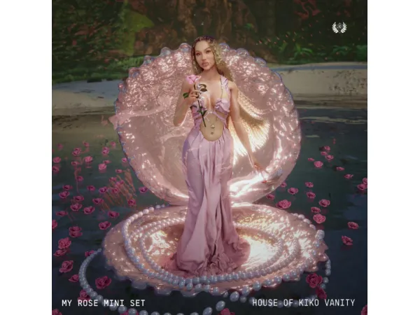 Mix my rose mini set by kikovanity - The Sims 4 Custom Content