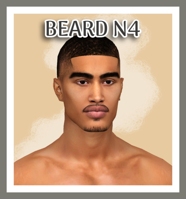 Alpha [Khadijah551] Beard N4 by simsfinds - The Sims 4 Custom Content