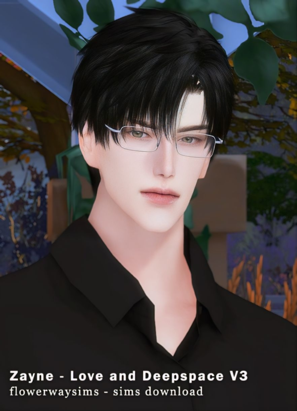 Alpha ZAYNE LOVE AND DEEPSPACE V3 by simsfinds - The Sims 4 Custom Content