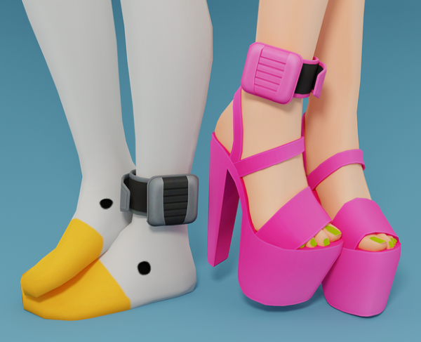 Mix Tamper Proof Ankle Monitors by simsfinds - The Sims 4 Custom Content