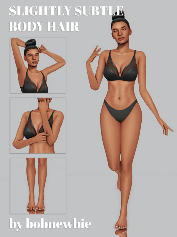 Maxis Match Slightly Subtle Body Hair by simsfinds - The Sims 4 Custom Content