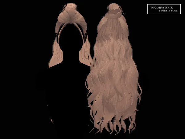 Alpha Wiggins Hair - The Sims 4 Custom Content