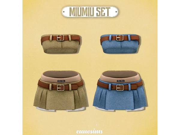 Alpha Miumiu set by eunosims - The Sims 4 Custom Content
