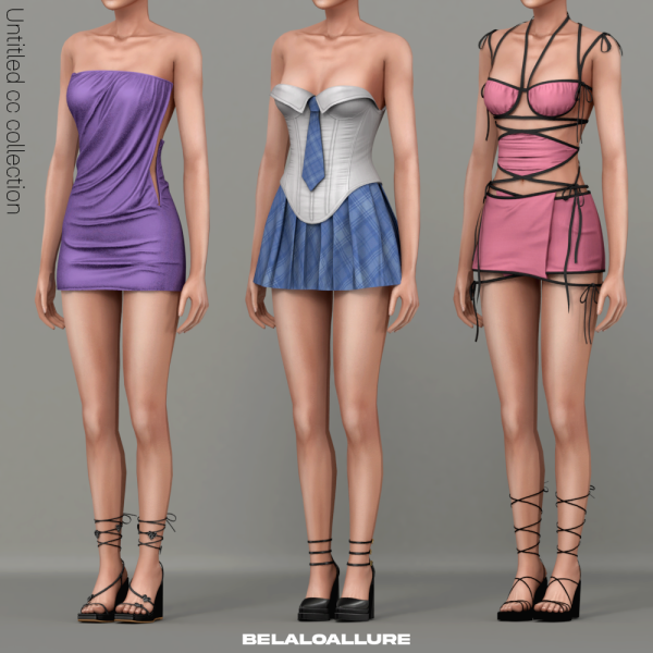 Alpha Belaloallure Untitled Collection by simsfinds - The Sims 4 Custom Content