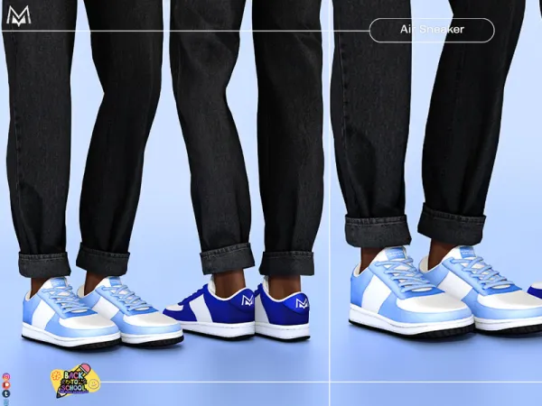 Maxis Match Air Sneaker (Male) S379 by mermaladesims - The Sims 4 Custom Content