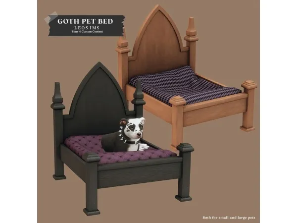 Goth Pet Beds