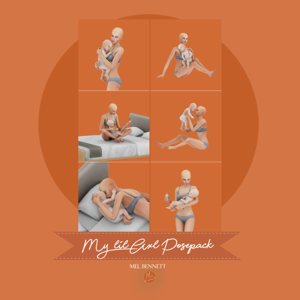 Mix My Lil Axl Posepack by melbennett - The Sims 4 Custom Content