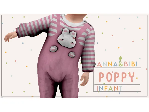 Mix Poppy INFANT [AnnaBibi] by simsfinds - The Sims 4 Custom Content