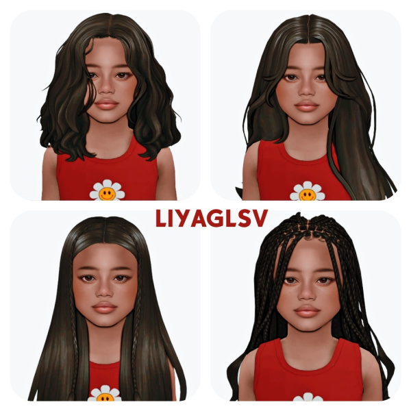 Maxis Match SIMANDY HAIR CONVERSION by simsfinds - The Sims 4 Custom Content