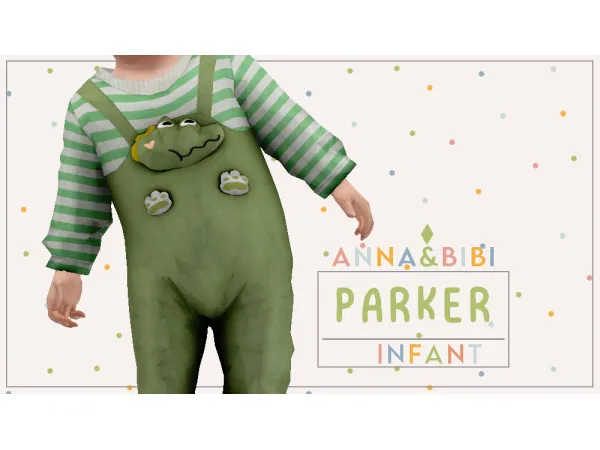 Maxis Match Parker INFANT AnnaBibi - The Sims 4 Custom Content