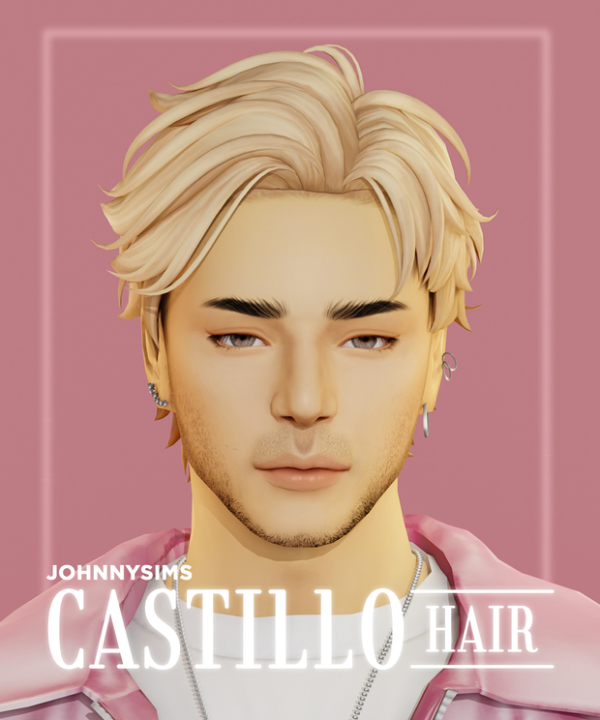 Maxis Match Castillo Hair by simsfinds - The Sims 4 Custom Content