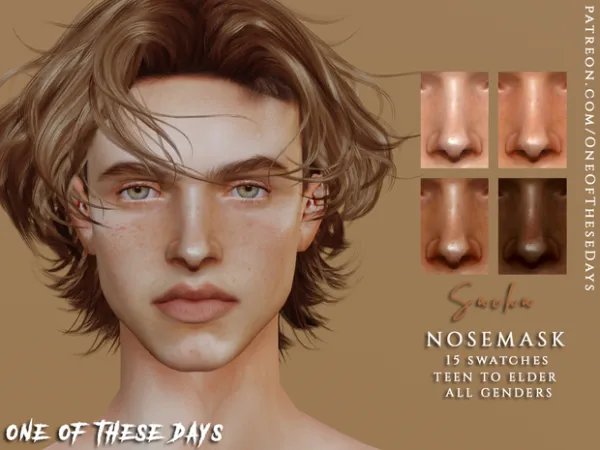 Alpha Nosemask012 Sacha by simsfinds - The Sims 4 Custom Content
