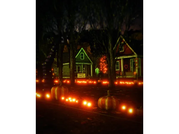 Trick or Treat Street - Free Scene