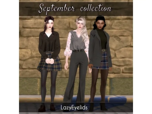 Alpha September collection - The Sims 4 Custom Content