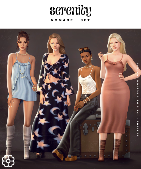 Maxis Match Nomade Set by simsfinds - The Sims 4 Custom Content