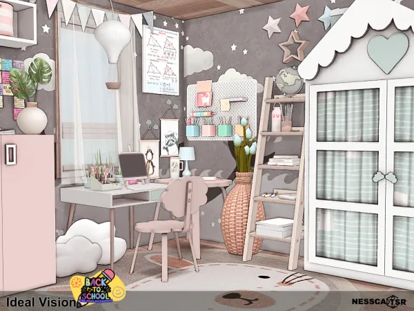 Mix Ideal Vision by nesscasims - The Sims 4 Custom Content