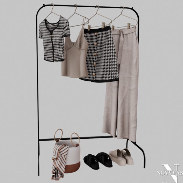 Alpha [novvvas] Riided Set by simsfinds - The Sims 4 Custom Content